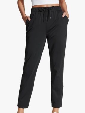 CRZ YOGA 7/8 Dress Work Pants Pockets Athletic Travel Casual Lounge Workout